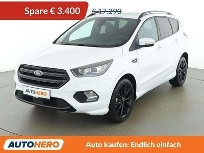 Gebraucht Ford Kuga ST-Line 120 PS (88 kW) 2018 Weiß SUV