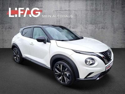 Gebraucht Nissan Juke Tekna 114 PS (83 kW) 2023 Grau dark grey / black  metallic SUV
