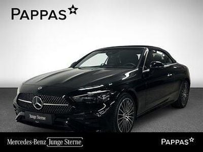 Obsidianschwarz metallic Gebraucht 2024 Mercedes CLE220 AMG line Cabrio | € 69.850 (Fairer Preis)
