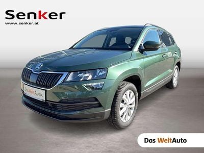 Mittelgrün metallic Gebraucht 2021 Skoda Karoq Ambition SUV | € 18.950 (Guter Preis)