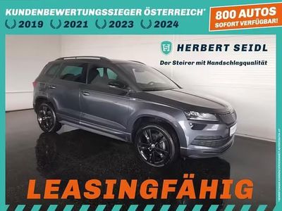 gebraucht Skoda Karoq SPORTLINE 2,0 TDI DSG VOLL LED / NAVI / VIRTUELL / KAMERA / TEMPOMAT / 2 ZONEN KLIMA