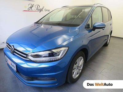 Gebraucht VW Touran 150 PS (110 kW) 2022 Dunkelblau  metallic Van / Kleinbus