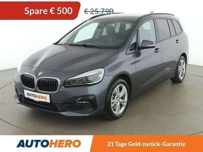 Grau Gebraucht 2021 BMW 218 Gran Tourer Sport Line Van / Kleinbus | € 25.290 (Fairer Preis)