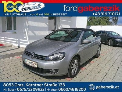Gebraucht VW Golf Cabriolet 105 PS (77 kW) 2011 Silber Cabrio