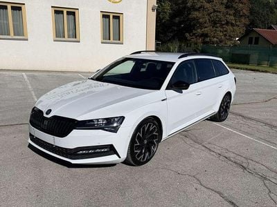 Gebraucht Skoda Superb SportLine 150 PS (110 kW) 2021 Weiß Kombi