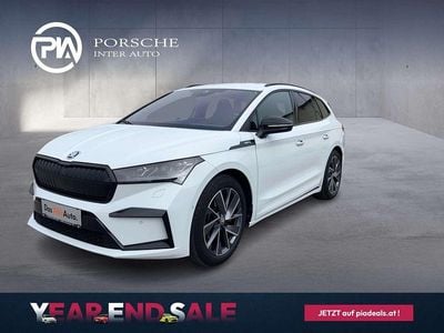 Weiß Gebraucht 2022 Skoda Enyaq iV SportLine SUV | € 33.990 (Teuer)
