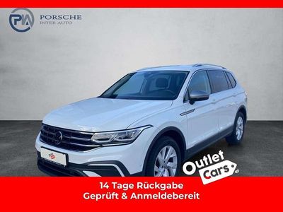 Weiss normal Gebraucht 2022 VW Tiguan Allspace Life SUV | € 30.990 (Fairer Preis)