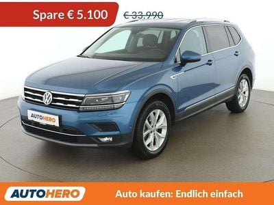 Gebraucht VW Tiguan Allspace Highline 150 PS (110 kW) 2020 Blau SUV