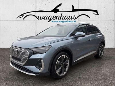 Gebraucht Audi Q4 e-tron S-Line 219 kW (299 PS) 2021 Blau SUV