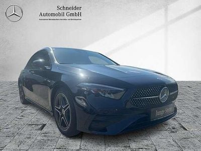 Schwarz Gebraucht 2023 Mercedes A180 AMG line Limousine | € 34.900 (Fairer Preis)