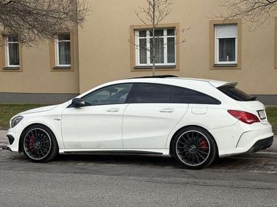 Gebraucht Mercedes CLA45 AMG Shooting Brake AMG 381 PS (280 kW) 2016 Weiß Kombi