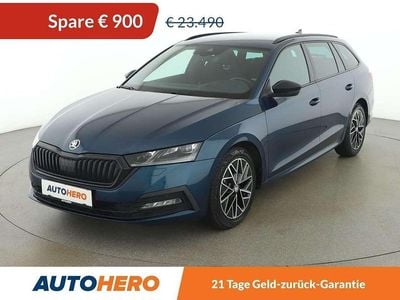 Blau Gebraucht 2020 Skoda Octavia First Edition Kombi | € 22.590 (Etwas zu teuer)