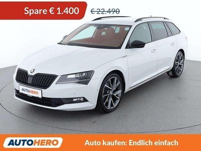Weiß Gebraucht 2019 Skoda Superb SportLine Kombi | € 21.090 (Superpreis)
