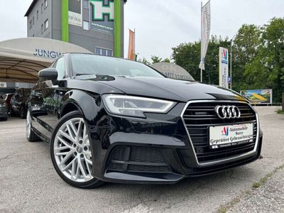 gebraucht Audi A3 2,0 TDI Quattro S-tronic Sport+2x S line+Navi+AHK