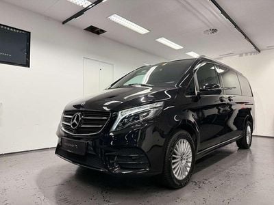 Schwarz Gebraucht 2019 Mercedes V250 AMG line Van / Kleinbus | € 59.990 (Fairer Preis)