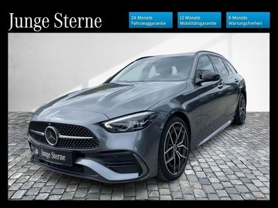 gebraucht Mercedes C220 d 4MATIC T-Modell AMG-Line AMG Night Distr MBUX