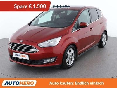 Gebraucht Ford C-MAX Titanium 150 PS (110 kW) 2017 Rot Van / Kleinbus