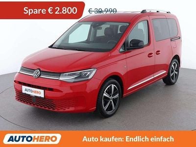 Gebraucht VW Caddy Style 114 PS (83 kW) 2022 Rot Van / Kleinbus