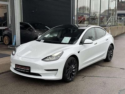 Weiß Gebraucht 2021 Tesla Model 3 Performance Limousine | € 27.990 (Fairer Preis)