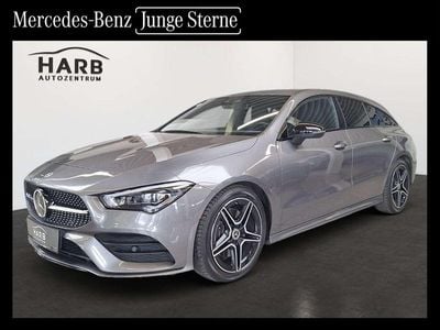 Grau Gebraucht 2023 Mercedes CLA200 AMG line Kombi | € 38.990 (Teuer)