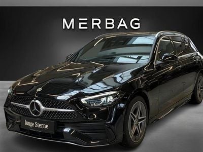 Schwarz Gebraucht 2022 Mercedes C220 AMG line Kombi | € 41.990 (Teuer)