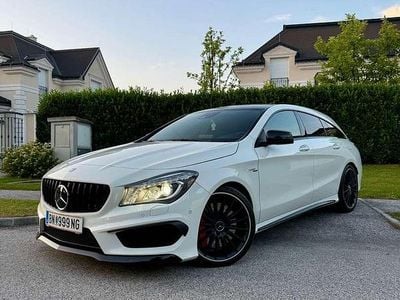 Weiß Gebraucht 2016 Mercedes CLA45 AMG Shooting Brake AMG Kombi | € 23.900