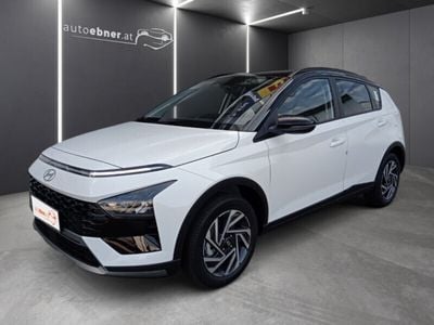 Gebraucht Hyundai Bayon GO! 101 PS (74 kW) 2024 Atlas white / schwarz SUV