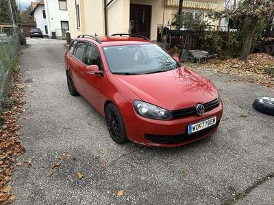 Gebraucht VW Golf VI Comfortline 122 PS (89 kW) 2009 Rot Kleinwagen