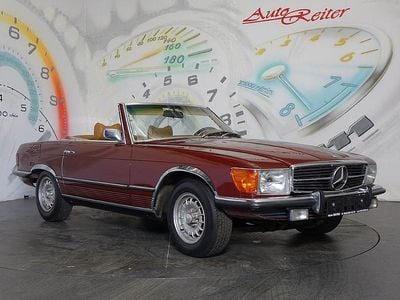 Rot burgundrot metallic Gebraucht 1972 Mercedes SL350 Cabrio | € 44.900