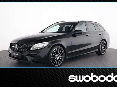 Schwarz Gebraucht 2018 Mercedes C400 AMG line Limousine | € 38.290