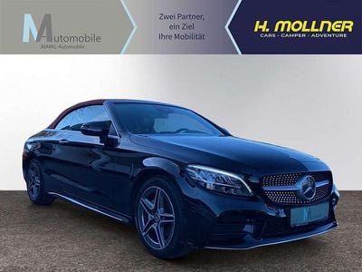 gebraucht Mercedes C220 d Cabrio AMG-Line Designo Rot