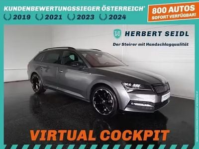gebraucht Skoda Superb Kombi SPORTLINE PHEV 156/218 DSG STANDHZG / MATRIX-LED / DCC / 19 ZOLL / VIRTUELL / NAVI / ACC / MEMORY SPORTSITZE