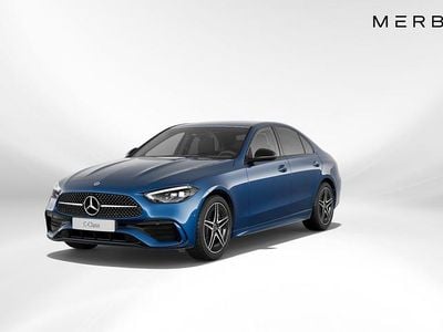 Spektralblau Gebraucht 2021 Mercedes C220 AMG line Limousine | € 37.990 (Teuer)