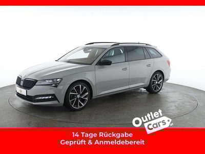 Mittelgrau normal Gebraucht 2022 Skoda Superb SportLine Kombi | € 33.590