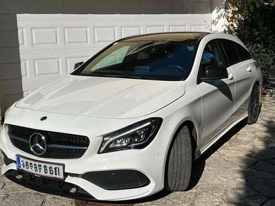 Weiß Gebraucht 2018 Mercedes CLA200 Shooting Brake AMG line Kombi | € 20.500 (Teuer)