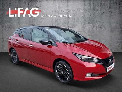 Gebraucht Nissan Leaf Tekna 160 kW (218 PS) 2022 Rot Kleinwagen