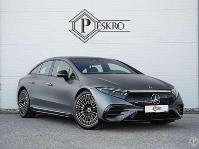 Grau Gebraucht 2022 Mercedes EQS580 AMG line Limousine | € 73.900 (Etwas zu teuer)