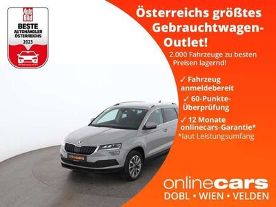 gebraucht Skoda Karoq 2.0 TDI Clever Aut LED NAVI SITZHZG TEMP