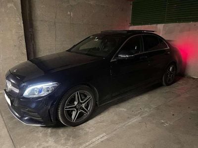 Blau Gebraucht 2018 Mercedes C220 AMG line Limousine | € 26.990 (Etwas zu teuer)