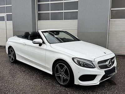 Gebraucht Mercedes C180 AMG line 156 PS (114 kW) 2018 Weiß Cabrio