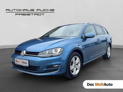 Hellblau metallic Gebraucht 2016 VW Golf VII Highline Kombi | € 14.900 (Teuer)