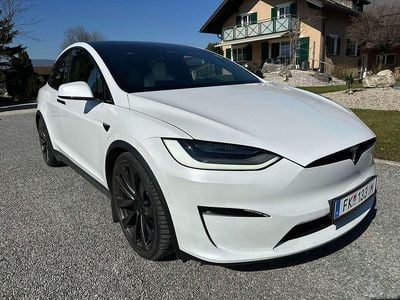 Gebraucht Tesla Model X Long Range AWD 550 kW (748 PS) 2023 Weiß SUV