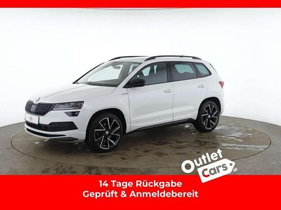 Weiss metallic Gebraucht 2021 Skoda Karoq SportLine SUV | € 29.990 (Fairer Preis)