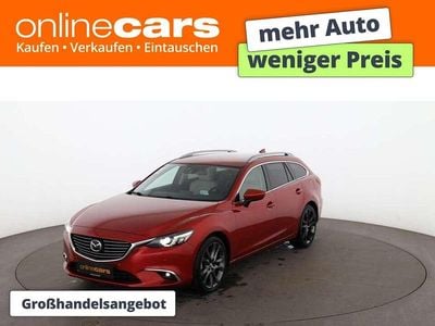 gebraucht Mazda 6 Kombi 2.2 SKYACTIV-D SportLine Aut LED AHK BOSE