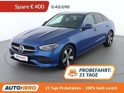 Gebraucht Mercedes C220 Avantgarde 220 PS (161 kW) 2024 Blau Limousine