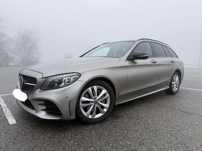 Gebraucht Mercedes C220 AMG line 194 PS (142 kW) 2019 Silber Kombi