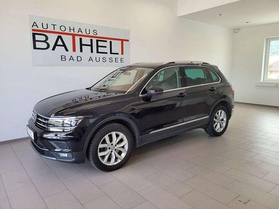 Schwarz metallicperleffektno Gebraucht 2019 VW Tiguan Highline SUV | € 23.490