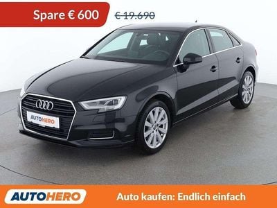 Gebraucht Audi A3 Design 116 PS (85 kW) 2018 Schwarz Limousine