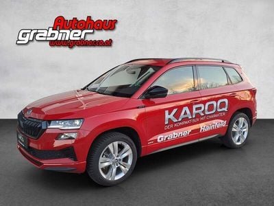 Gebraucht Skoda Karoq SportLine 150 PS (110 kW) 2024 Mittelrot  metallic SUV