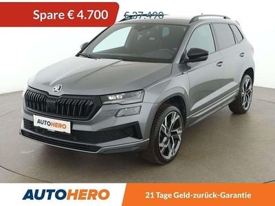 Grau Gebraucht 2024 Skoda Karoq SportLine SUV | € 32.790 (Fairer Preis)
